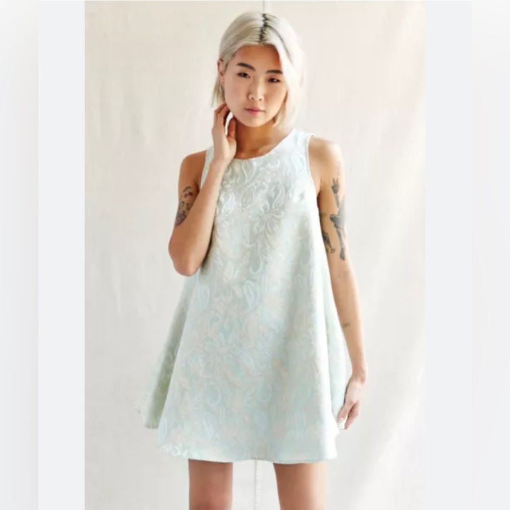 Brocade Swing Dress Urban Renewal Vintage Fabrics Large